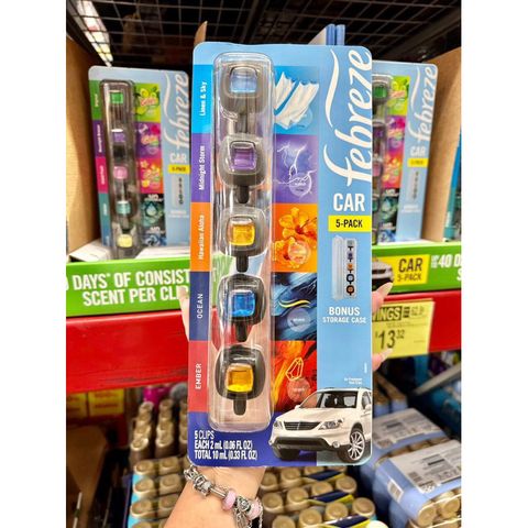 [Hàng mỹ] Nước hoa ô tô Febreze Air Freshener Car Vent Clips kẹp ống gió xe hơi - Shop Song Vy