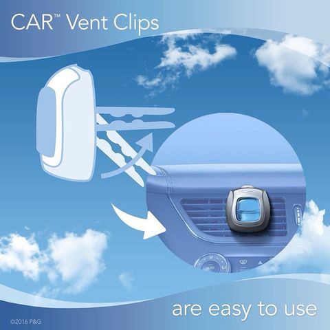 [Hàng mỹ] Nước hoa ô tô Febreze Air Freshener Car Vent Clips kẹp ống gió xe hơi - Shop Song Vy
