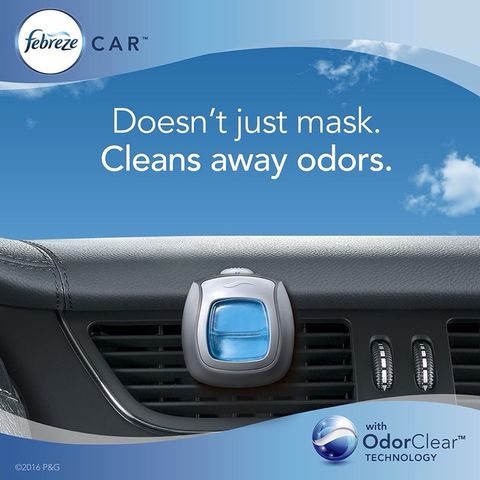 [Hàng mỹ] Nước hoa ô tô Febreze Air Freshener Car Vent Clips kẹp ống gió xe hơi - Shop Song Vy