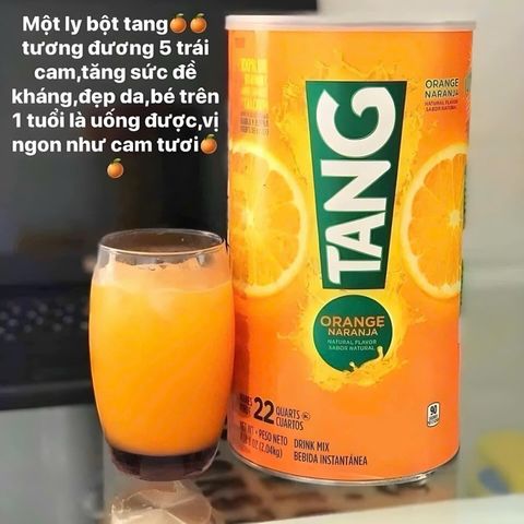 [Date 2027] Bột Pha Nước CAM TANG - Mỹ