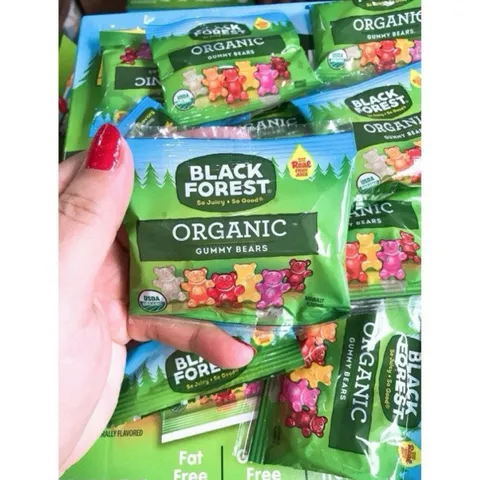 [Date 2025] Combo lẻ gói kẹo dẻo hữu cơ hình gấu black forest