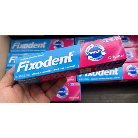 Keo Dán Hàm Răng Giả Hàm Cố Định Fixodent Original 68g - Shop Song Vy