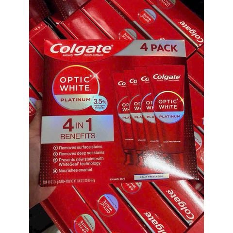 Kem đánh răng Colgate Optic White Advanced White Mỹ