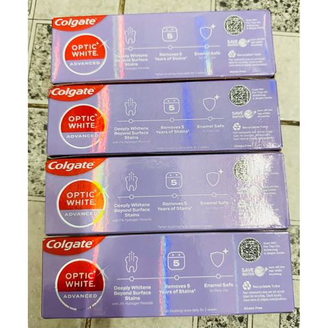 Kem đánh răng Colgate Optic White Advanced White Mỹ