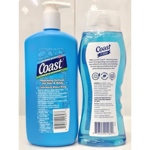 Sữa tắm gội nam 2 in 1 Coast Hair & Body của Mỹ - Shop Song Vy