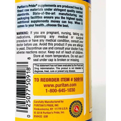 [ Date 2027]Viên uống VITAMIN E 184MG 400 IU WITH SELENIUM 50MCG PURITAN'S PRIDE 100 VIÊN- Shop Songvy