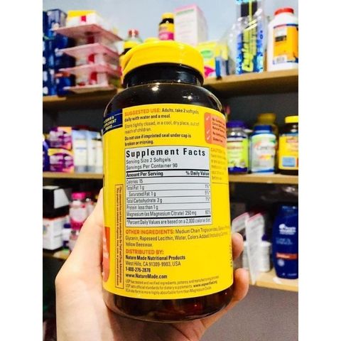 [Date 2027] Viên uống bổ sung Magie Nature Made Magnesium - Shop Songvy