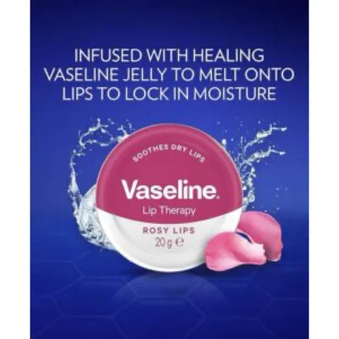 Dưỡng Môi Vaseline Lip Therapy Rose Lips 20g - Son Dưỡng Môi Hồng Hào, Giảm Nứt Nẻ, Cung Cấp Độ Ẩm Tự Nhiên, Xuất Xứ Anh
