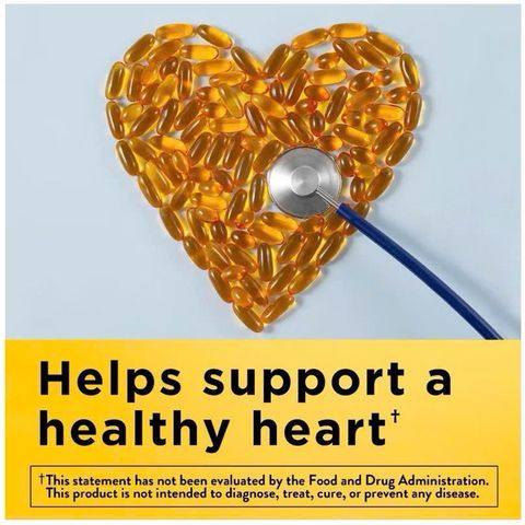 Dầu cá Nature Made Fish Oil 1000mg (300mg Omega-3) 200 viên hỗ trợ sáng mắt, tim mạch, huyết áp trí não