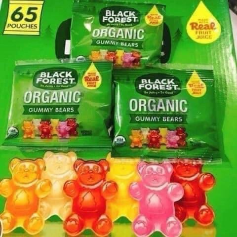 [Tách lẻ ]Kẹo gấu Black forest Organic 65 gói của Mỹ - ShopsongVY