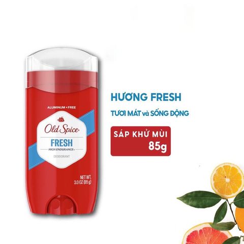 Lăn Khử Mùi Old Spice Original 85g - Hương Nam Tươi Mát, Chống Mồ Hôi, Nhập Khẩu Chính Hãng Mỹ
