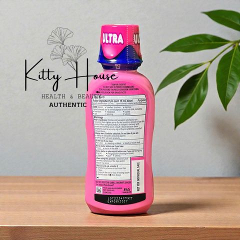 Dung dịch Pepto Bismol Ultra hỗ trợ giảm trào ngược và loét dạ dày, 354ml - Giảm ợ nóng, buồn nôn, đau bụng hiệu quả