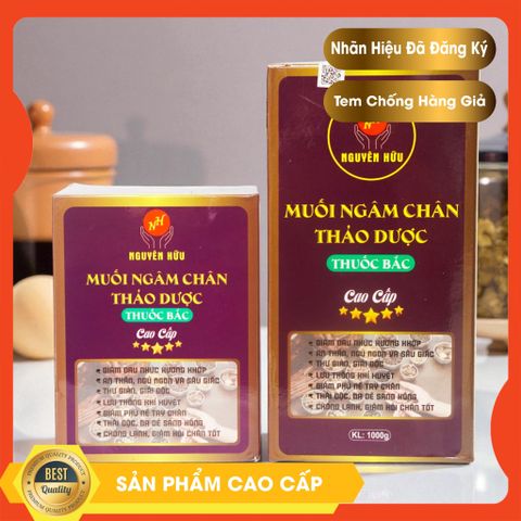 Muối Ngâm Chân Thảo Dược Thuốc Bắc Nguyên Hữu - Giảm Đau, Thải Độc, Thư Giãn - Sản Phẩm Tự Nhiên Cho Chân Khỏe Mạnh