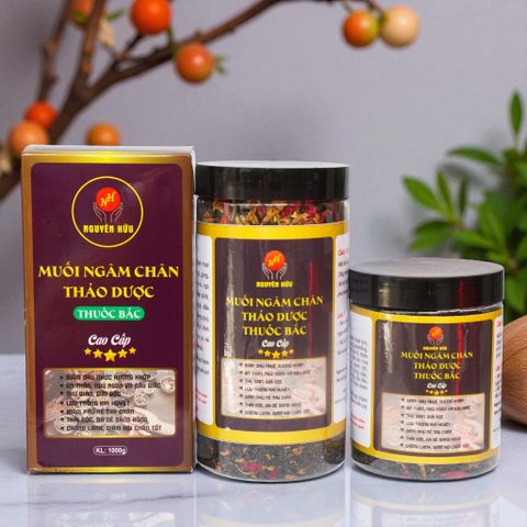 Muối Ngâm Chân Thảo Dược Thuốc Bắc Nguyên Hữu - Giảm Đau, Thải Độc, Thư Giãn - Sản Phẩm Tự Nhiên Cho Chân Khỏe Mạnh