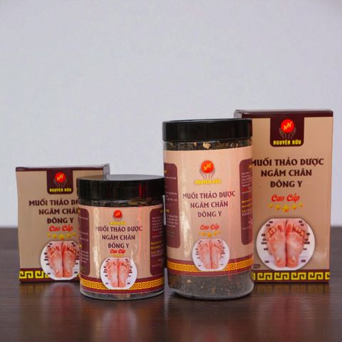 Muối Ngâm Chân Thảo Dược Đông Y Cao Cấp Nguyên Hữu - Giảm Đau, Thải Độc, Thư Giãn, Hỗ Trợ Sức Khỏe Chân