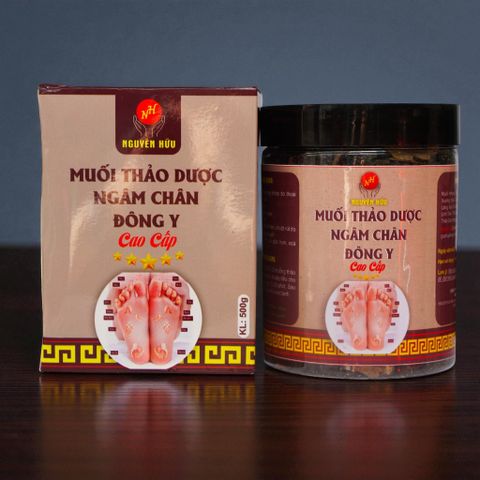 Muối Ngâm Chân Thảo Dược Đông Y Cao Cấp Nguyên Hữu - Giảm Đau, Thải Độc, Thư Giãn, Hỗ Trợ Sức Khỏe Chân
