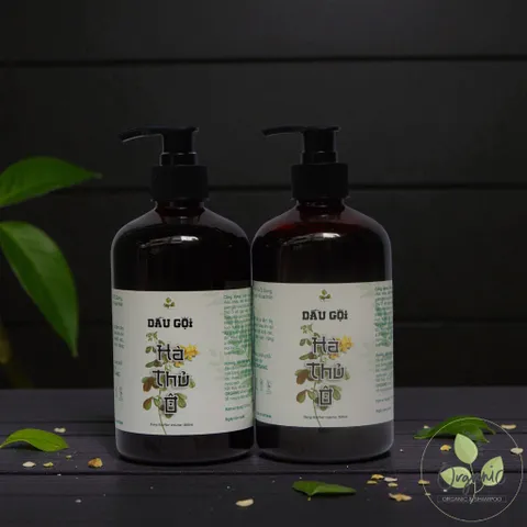 Dầu Gội Thảo Dược Hà Thủ Ô Lam Mộc | Organic Shampoo Không Silicone & Paraben, Kích Thích Mọc Tóc, Giảm Rụng & Dưỡng Mượt Tóc