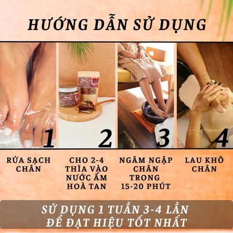 Muối Ngâm Chân 25 Loại Thảo Dược Cao Cấp - Thải Độc, Thư Giãn, Giảm Đau Nhức Xương Khớp Từ Thiên Nhiên