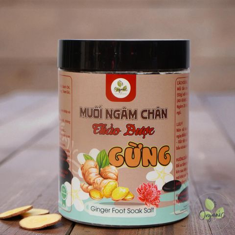 Muối Ngâm Chân Thảo Dược Gừng Lam Mộc - Thải Độc, Thư Giãn, Giảm Đau Nhức Xương Khớp Từ Thiên Nhiên, Hỗ Trợ Sức Khỏe Da