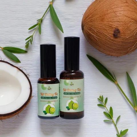 Xịt Dưỡng Kích Mọc Tóc 50ml - Tinh Dầu Vỏ Bưởi Giảm Rụng Tóc, Kích Thích Mọc Tóc Tự Nhiên, An Toàn Cho Da Đầu Nhạy Cảm