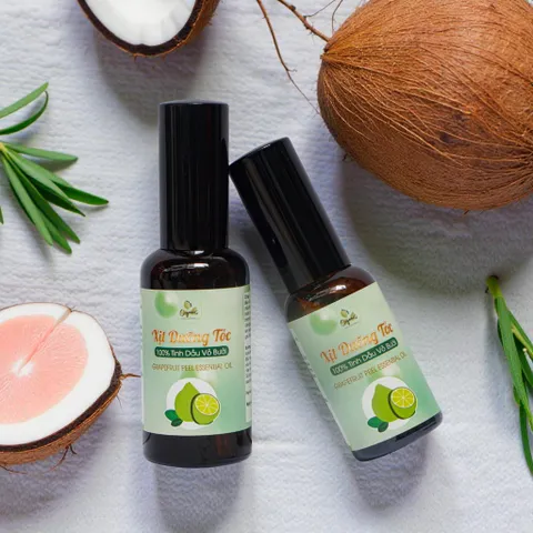 Xịt Dưỡng Kích Mọc Tóc 50ml - Tinh Dầu Vỏ Bưởi Giảm Rụng Tóc, Kích Thích Mọc Tóc Tự Nhiên, An Toàn Cho Da Đầu Nhạy Cảm