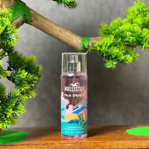Xịt thơm toàn thân Hollister 125ml - Hương trái cây ngọt ngào từ Santa Monica, Malibu, San Francisco, Los Angeles và Palm Springs dành cho nữ