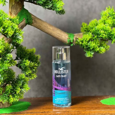 Xịt thơm toàn thân Hollister 125ml - Hương trái cây ngọt ngào từ Santa Monica, Malibu, San Francisco, Los Angeles và Palm Springs dành cho nữ