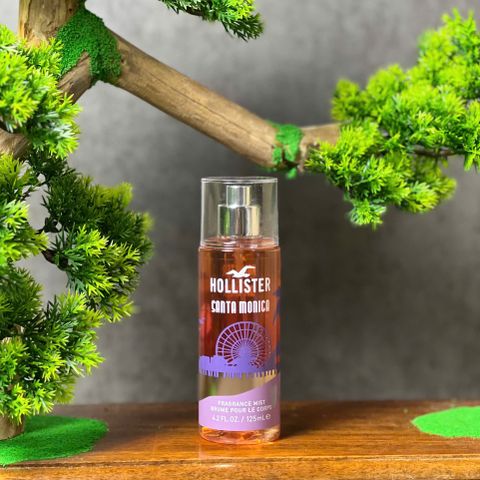 Xịt thơm toàn thân Hollister 125ml - Hương trái cây ngọt ngào từ Santa Monica, Malibu, San Francisco, Los Angeles và Palm Springs dành cho nữ