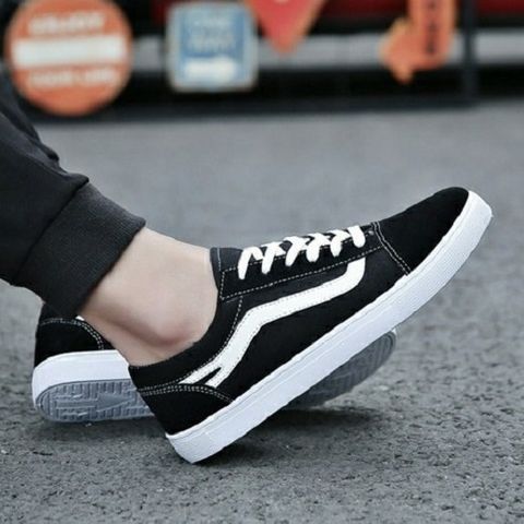 Giày Nam SNEAKER Da Lộn G5 Đen Dây Trắng - Thể Thao, Công Trường, Hàng Chính Hãng, Ảnh Thật, Các Size Có Sẵn
