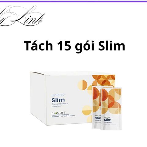 Tách Slim Unicity 15 gói - Giảm Cân, Đốt Mỡ Thừa, Tăng Năng Lượng, Cải Thiện Chức Năng Tiêu Hóa