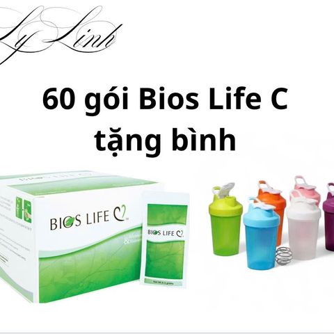 Gói 60 Bios Life C Unicity - Giảm mỡ, giảm cholesterol, bổ sung chất xơ và năng lượng cho cơ thể, hỗ trợ tim mạch và tiểu đường