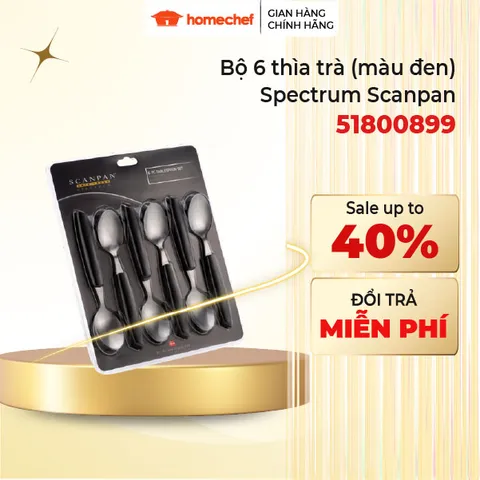 Bộ Thìa Inox Scanpan Spectrum 6 Màu Cao Cấp - An Toàn, Thiết Kế Gọn Nhẹ, Đan Mạch - Phụ Kiện Nhà Bếp Thông Minh