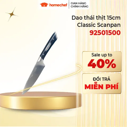 Dao thái thịt Scanpan Classic 15cm - Dao bếp đa năng chất lượng cao, thép không gỉ, thiết kế chuyên nghiệp cho đầu bếp.
