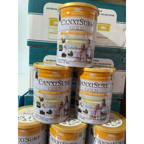 Combo 3 Hộp Sữa Nutmilk Canxi Sure Gold - Sữa Hạt Dinh Dưỡng Hỗ Trợ Hệ Cơ Xương Khớp Chắc Khỏe, Bổ Sung Collagen và Glucosamin