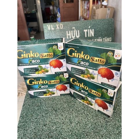 Viên uống Ginko Hoạt Huyết - Tăng Cường Tuần Hoàn Não, Giảm Nguy Cơ Cục Máu Đông, Bổ Não, Tăng Cường Trí Nhớ
