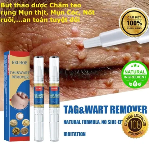 Bút Chấm Mụn Cóc và Nốt Ruồi EELHOE - Giải Pháp Tự Nhiên Loại Bỏ Mụn Thịt Thừa, Hiệu Quả Rõ Rệt Sau 2 Tuần Sử Dụng