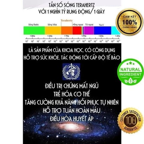 Vòng Tay Y Học Lượng Tử Terahertz - Điều Hòa Huyết Áp, Phòng Chống Tai Biến, Hỗ Trợ Giấc Ngủ Ngon, Sức Khỏe Tim Mạch