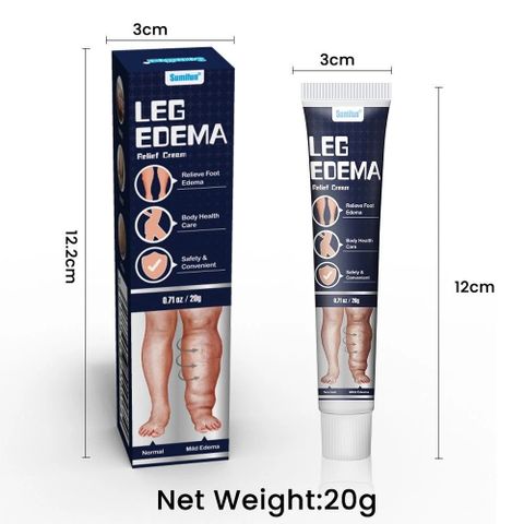Kem Bôi Giảm Sưng Phù Nề Chân - Hỗ Trợ Thoát Dịch Từ Thiên Nhiên, Giúp Lưu Thông Khí Huyết Và Làm Dịu Cảm Giác Nặng Chân