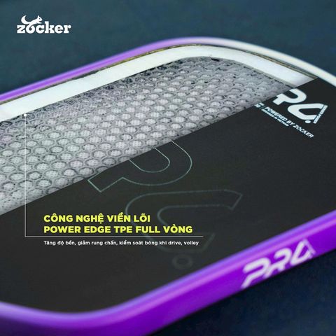 Vợt Pickleball Zocker HP06 Pro Series Power - Vợt Chơi Thể Thao Chất Lượng Cao 5 Màu, Thiết Kế Hiện Đại, Tăng Cường Hiệu Năng Chơi