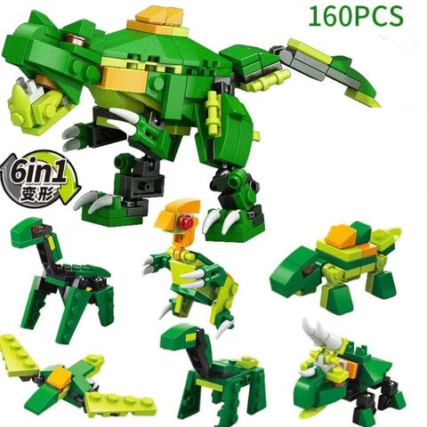 Bộ Đồ Chơi Lắp Ráp 6 Mẫu Xe & Tàu 3D Sáng Tạo Cho Trẻ Em - Xếp Hình Phương Tiện Vận Tải Dành Cho Bé 6 Tuổi Trở Lên