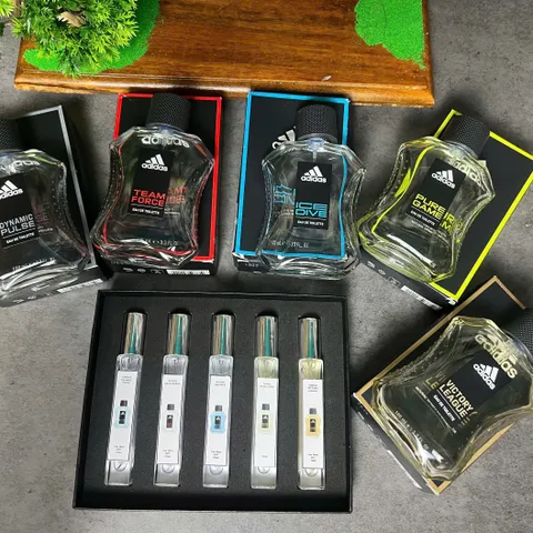 Bộ Nước Hoa Mini Adidas Cho Nam - Combo 5 Chai Dynamic Pulse, Team Force, Ice Dive, Pure Game, Victory League - Hương Thơm Độc Đáo