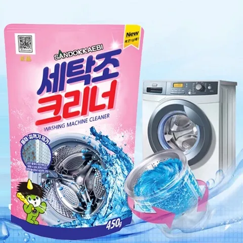 Bột tẩy lồng máy giặt Sandokkaebi 450g - Giải pháp diệt khuẩn và cặn bẩn máy giặt, hương thơm dễ chịu, nhập khẩu Hàn Quốc