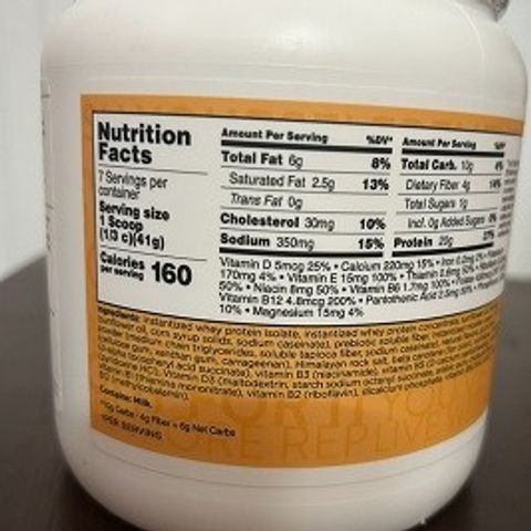 Bột Dinh Dưỡng Thay Thế Bữa Ăn Cho Người Ốm & Người Lớn Tuổi - Cung Cấp 160 Calories và Whey Protein Concentrate