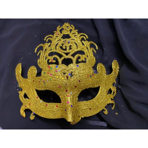 Mặt Nạ Thời Trang Dễ Thương Cho Nam Nữ - Mặt Nạ Nhựa Dẻo Rắc Kim Tuyến, Phụ Kiện Thời Trang Cá Tính Cho Học Sinh và Người Lớn