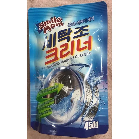 Bột Tẩy Vệ Sinh Lồng Máy Giặt Hàn Quốc Smile Mom 450Gr - Giúp Tẩy Sạch Cặn Bẩn, Khử Mùi, Duy Trì Hương Thơm Cho Quần Áo