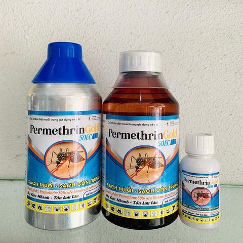 Thuốc Phun Diệt Muỗi Permerthrin Gold 50EC - Giải Pháp Hiệu Quả Bảo Vệ Gia Đình Khỏi Côn Trùng Gây Hại, An Toàn Với Môi Trường