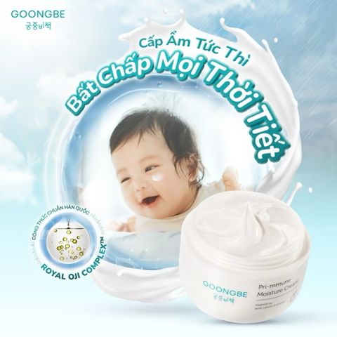 Kem Dưỡng Ẩm Goongbe Priimmune - Dưỡng Da Mềm Mịn, Giải Pháp Chống Khô Nẻ Mùa Đông, Phục Hồi Da Nhạy Cảm