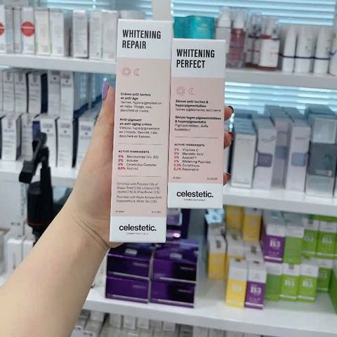 Cặp đôi giảm nám sáng da Celestetic Whiteninh Perfect và Whitening Repair - Giải pháp làm trắng da hiệu quả từ Bỉ