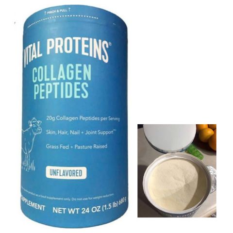 Bột Collagen Vital Proteins Collagen Peptides Không Vị 680g - Hỗ Trợ Làm Đẹp Da, Tóc, Móng - Sản phẩm Chất Lượng Chính Hãng Mỹ
