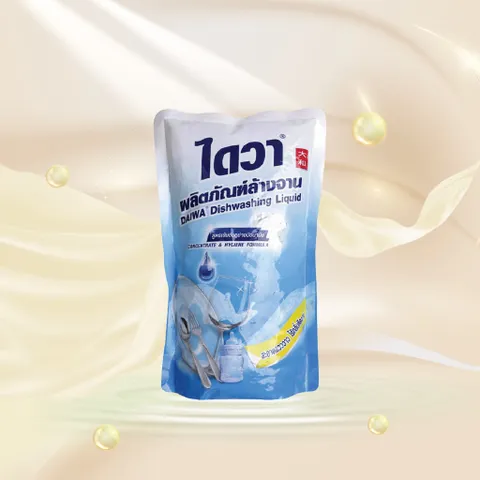 Combo 3 Túi Nước Rửa Chén Bát Đậm Đặc Daiwa 500ml - An Toàn, Không Mùi, Diệt Khuẩn, Xuất Xứ Thái Lan